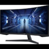 Écran incurvé Samsung Odyssey G5 34 » Ultra WQHD G5 165 Hz – Courbure 1000R – Temps réponse 1ms (LC34G55TWWMXZN)