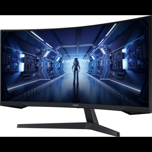 Écran incurvé Samsung Odyssey G5 34 » Ultra WQHD G5 165 Hz – Courbure 1000R – Temps réponse 1ms (LC34G55TWWMXZN)