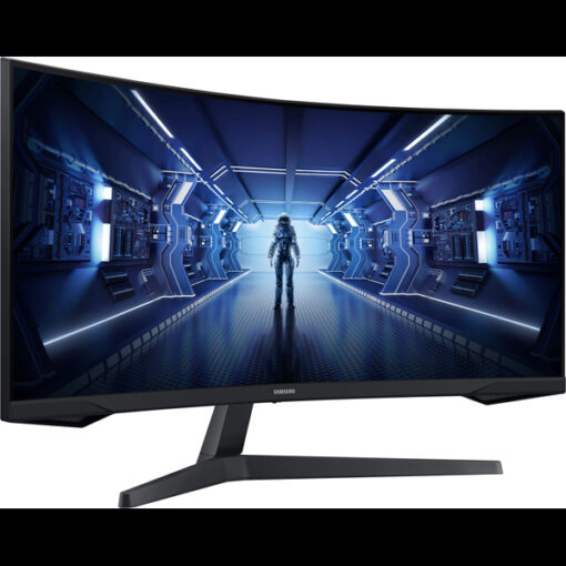 Écran incurvé Samsung Odyssey G5 34 » Ultra WQHD G5 165 Hz – Courbure 1000R – Temps réponse 1ms (LC34G55TWWMXZN)