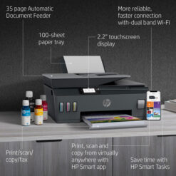 Imprimante multifonction à réservoirs rechargeables HP Smart Tank 615 (Y0F71A)