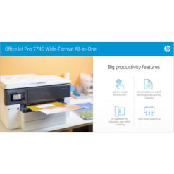 Imprimante A3 Multifonction Jet d’encre HP OfficeJet Pro 7740 (G5J38A)