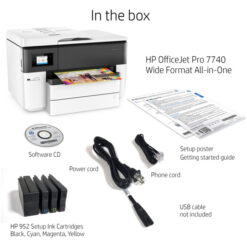 Imprimante A3 Multifonction Jet d’encre HP OfficeJet Pro 7740 (G5J38A)