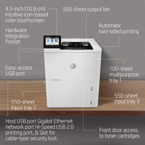 Imprimante Laser Monochrome HP LaserJet Enterprise M612dn (7PS86A)
